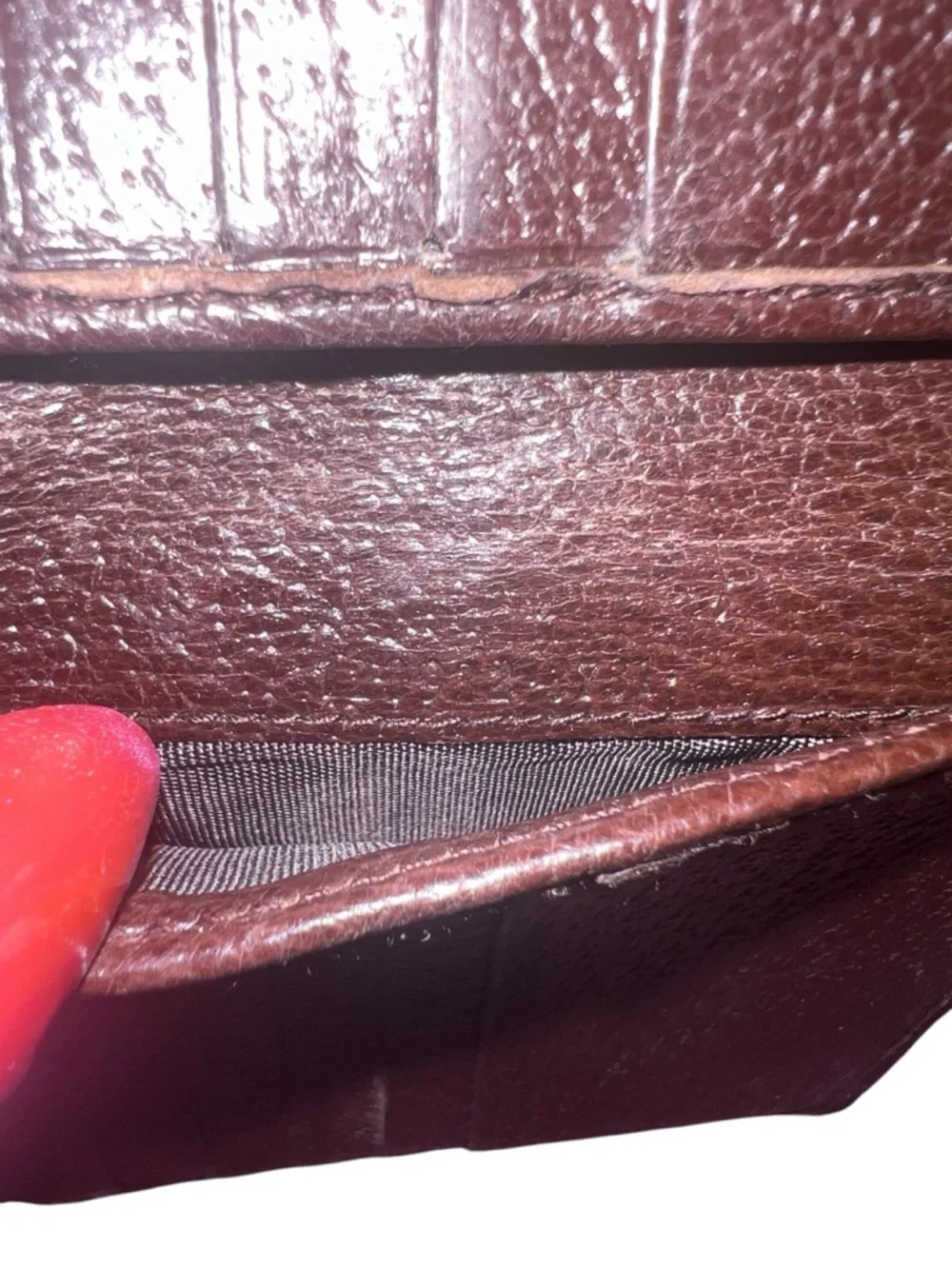 Gucci Beige Brown Monogram Snap Wallet - Picture 8 of 8